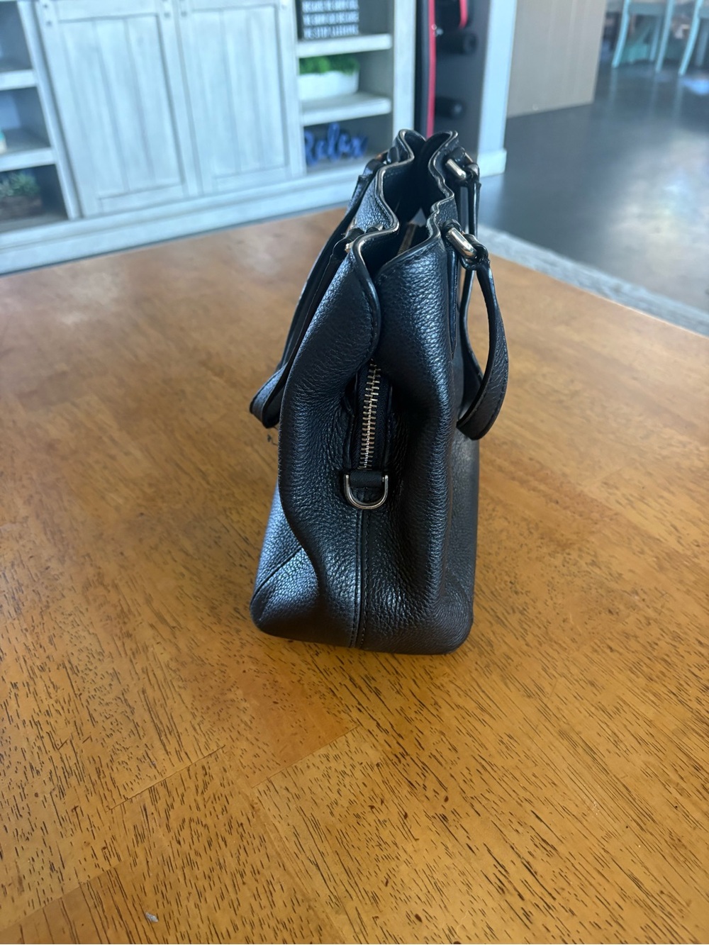 Kate Spade Black Pebbled Leather Tote Bag - Picture 5 of 11